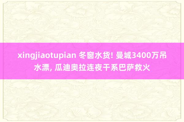 xingjiaotupian 冬窗水货! 曼城3400万吊水漂， 瓜迪奥拉连夜干系巴萨救火